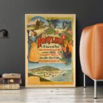 affiche vintage honfleur