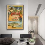 affiche vintage honfleur