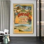 affiche vintage honfleur