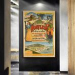 affiche vintage honfleur