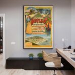 affiche vintage honfleur