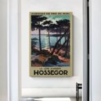affiche vintage hossegor
