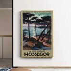 affiche vintage hossegor