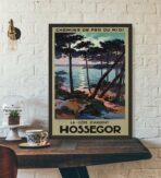 affiche vintage hossegor