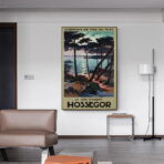 affiche vintage hossegor