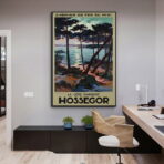 affiche vintage hossegor