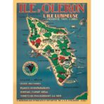 affiche vintage ile d'oleron