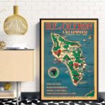 affiche vintage ile d'oleron