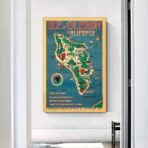 affiche vintage ile d'oleron