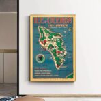 affiche vintage ile d'oleron