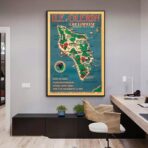 affiche vintage ile d'oleron
