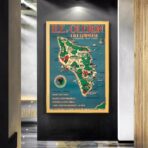 affiche vintage ile d'oleron