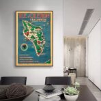 affiche vintage ile d'oleron