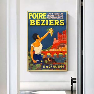 affiche vintage industrielle