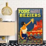 affiche vintage industrielle