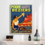 affiche vintage industrielle