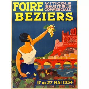 affiche vintage industrielle