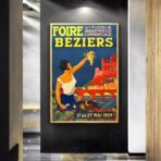affiche vintage industrielle