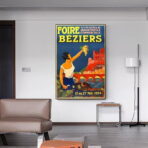 affiche vintage industrielle