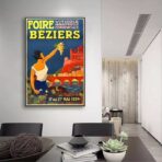 affiche vintage industrielle