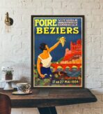 affiche vintage industrielle