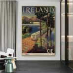 affiche vintage irlande