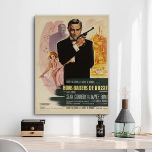 affiche vintage james bond