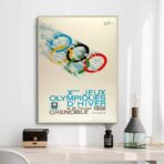 affiche vintage jeux olympiques