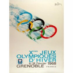 affiche vintage jeux olympiques
