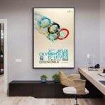 affiche vintage jeux olympiques