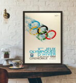 affiche vintage jeux olympiques