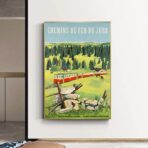 affiche vintage jura