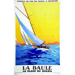 vintage poster la baule