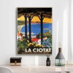 affiche vintage la ciotat