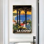affiche vintage la ciotat