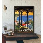 affiche vintage la ciotat