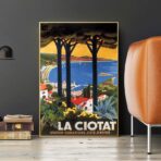 affiche vintage la ciotat