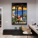 affiche vintage la ciotat