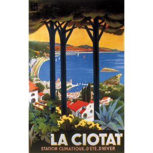 affiche vintage la ciotat