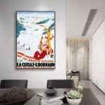 affiche vintage la cluzaz