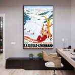 affiche vintage la cluzaz