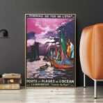 affiche vintage la rochelle