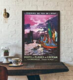 affiche vintage la rochelle