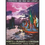vintage poster la rochelle