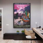 affiche vintage la rochelle