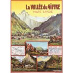 vintage poster the vallee du giffre