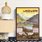 affiche vintage la vallée du giffre