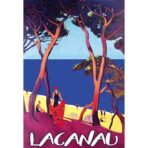 vintage poster lacanau