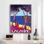 affiche vintage lacanau