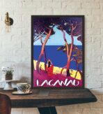 affiche vintage lacanau